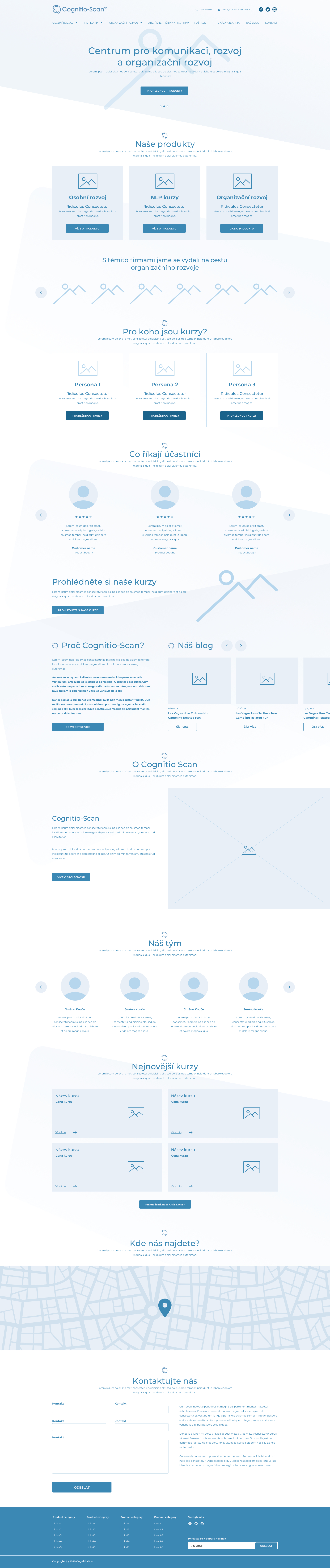 Wireframe — Homepage