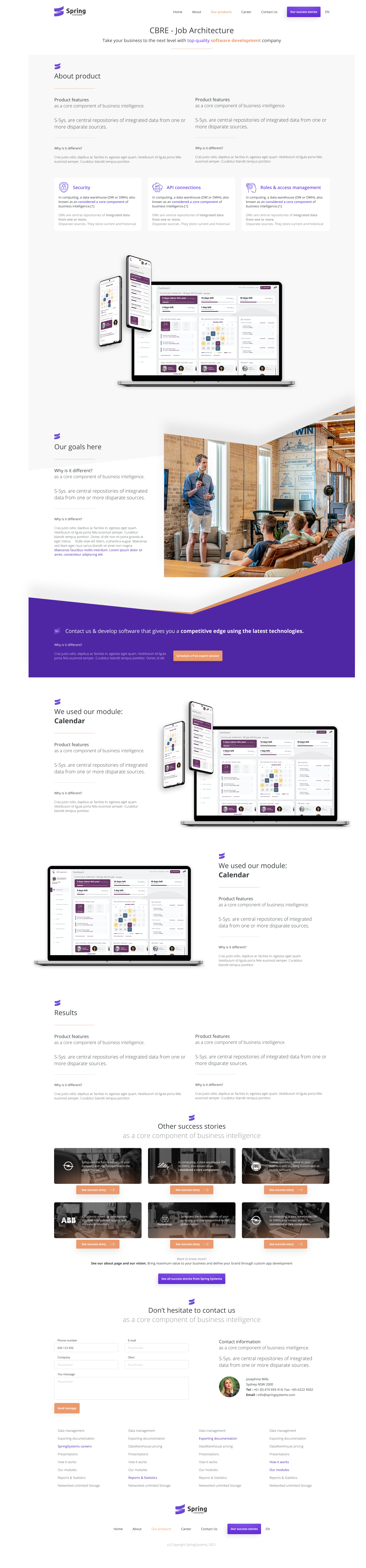 Case Study page
