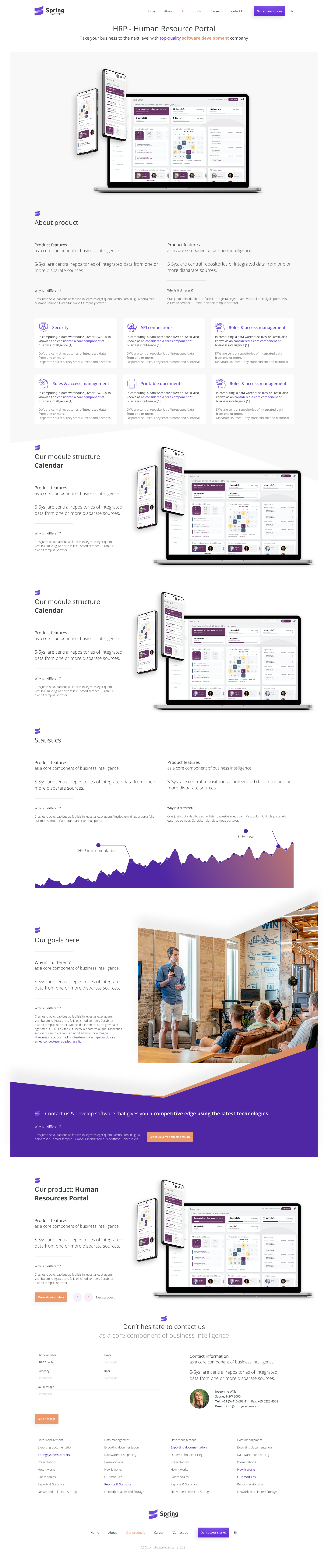 Case Study detail page